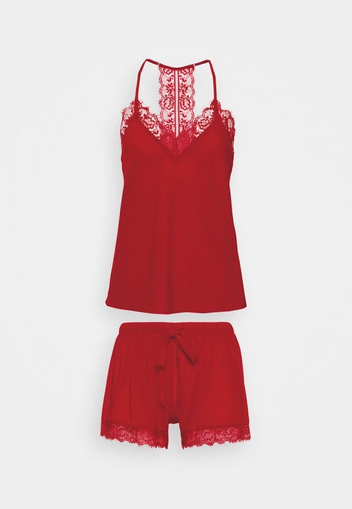 Vêtement De Nuit ANNA FIELD Anna Field Mia Chiffon Pj Set Rouge Femme | EZJ-4288838